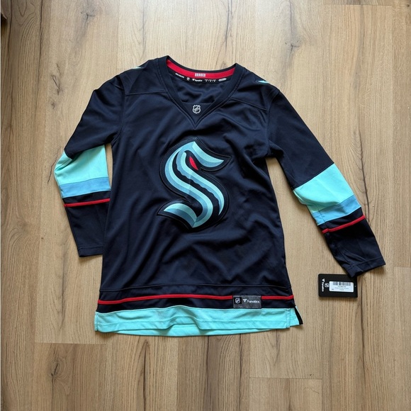 Fanatics Navy Blue NHL Jersey - Picture 1 of 4